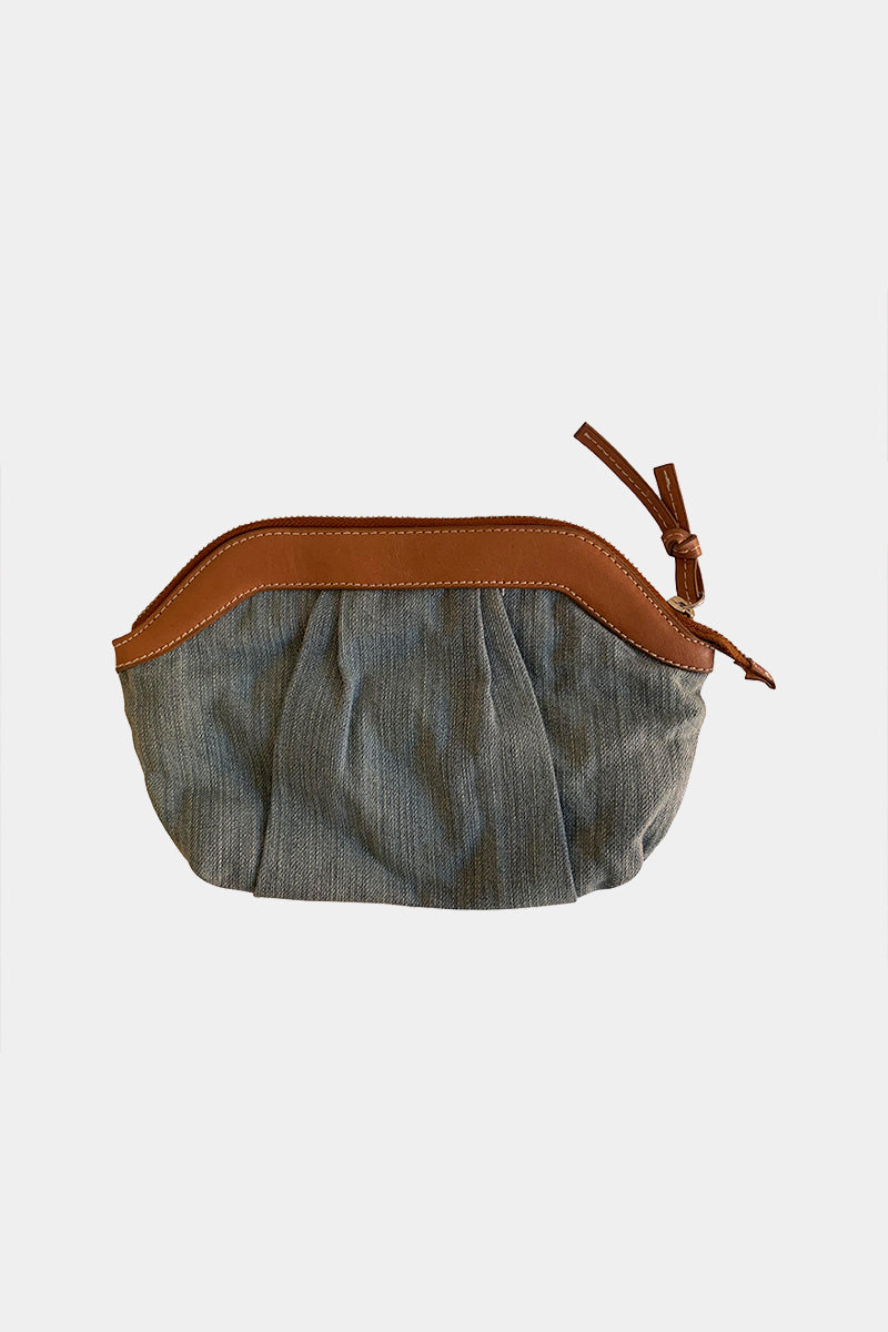 Country Road Blue Clutch