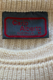 Carlo Alberto Cream Sweater