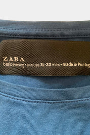 ZARA Navy Blue Top