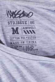 MOSSIMO Grey Crew Neck T Shirt with Logo
