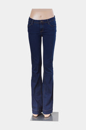 Denim Life Blue Low Rise Bootcut Jeans