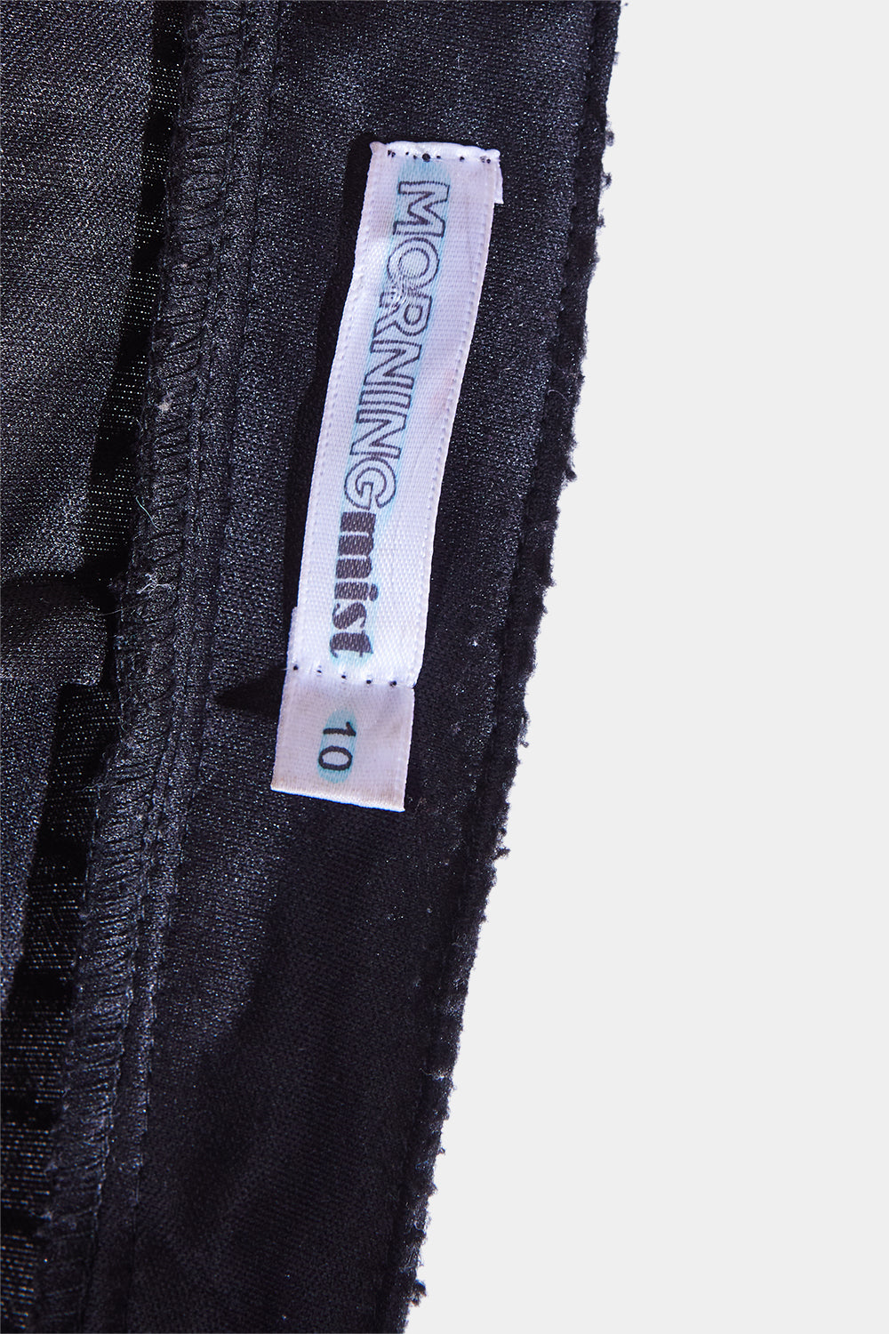 Morning Mist Black Glitter Detail High Waisted Frill Skirt