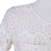 WITCHERY Baby Pink Lace Top with Pockets