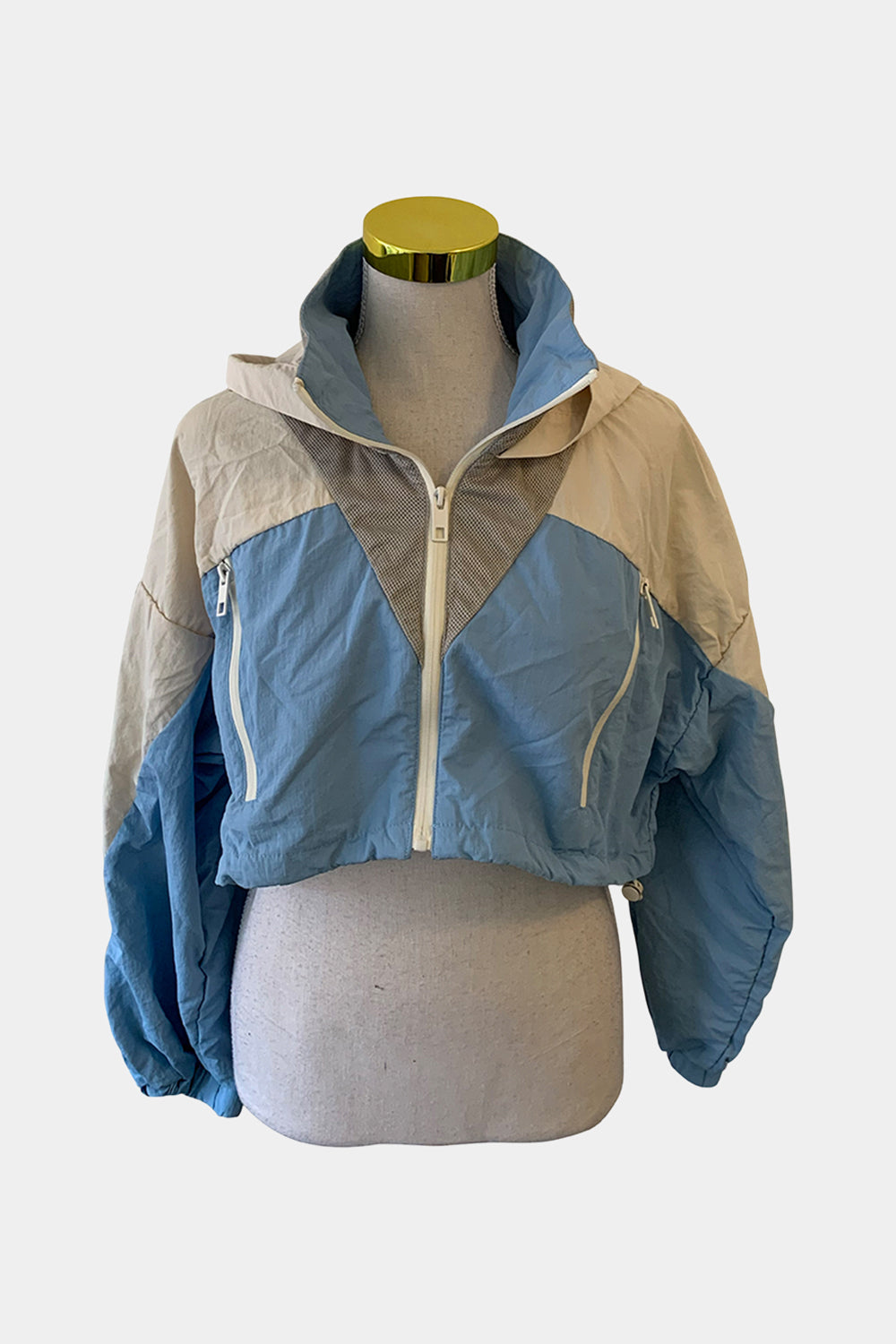 ZARA Blue Cropped Jacket