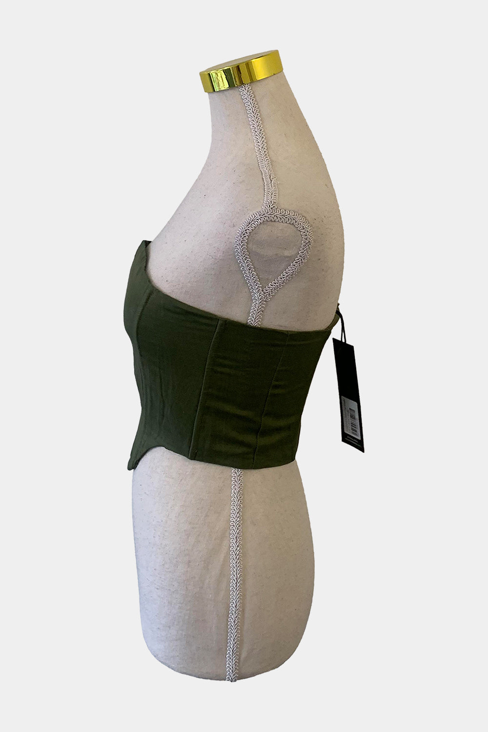 LIONESS Green Corset