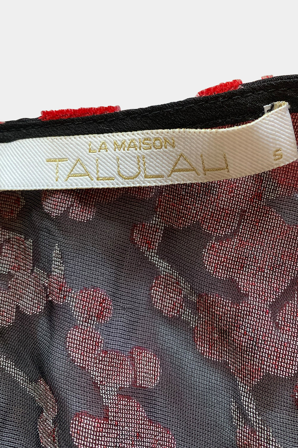 La Maison Talulah Black And Red Dress