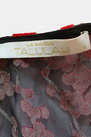 La Maison Talulah Black And Red Dress