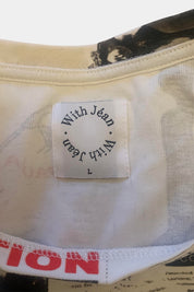 With Jean White Tshirt