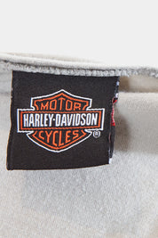 Harley Davidson Green Velvet Logo Print T Shirt