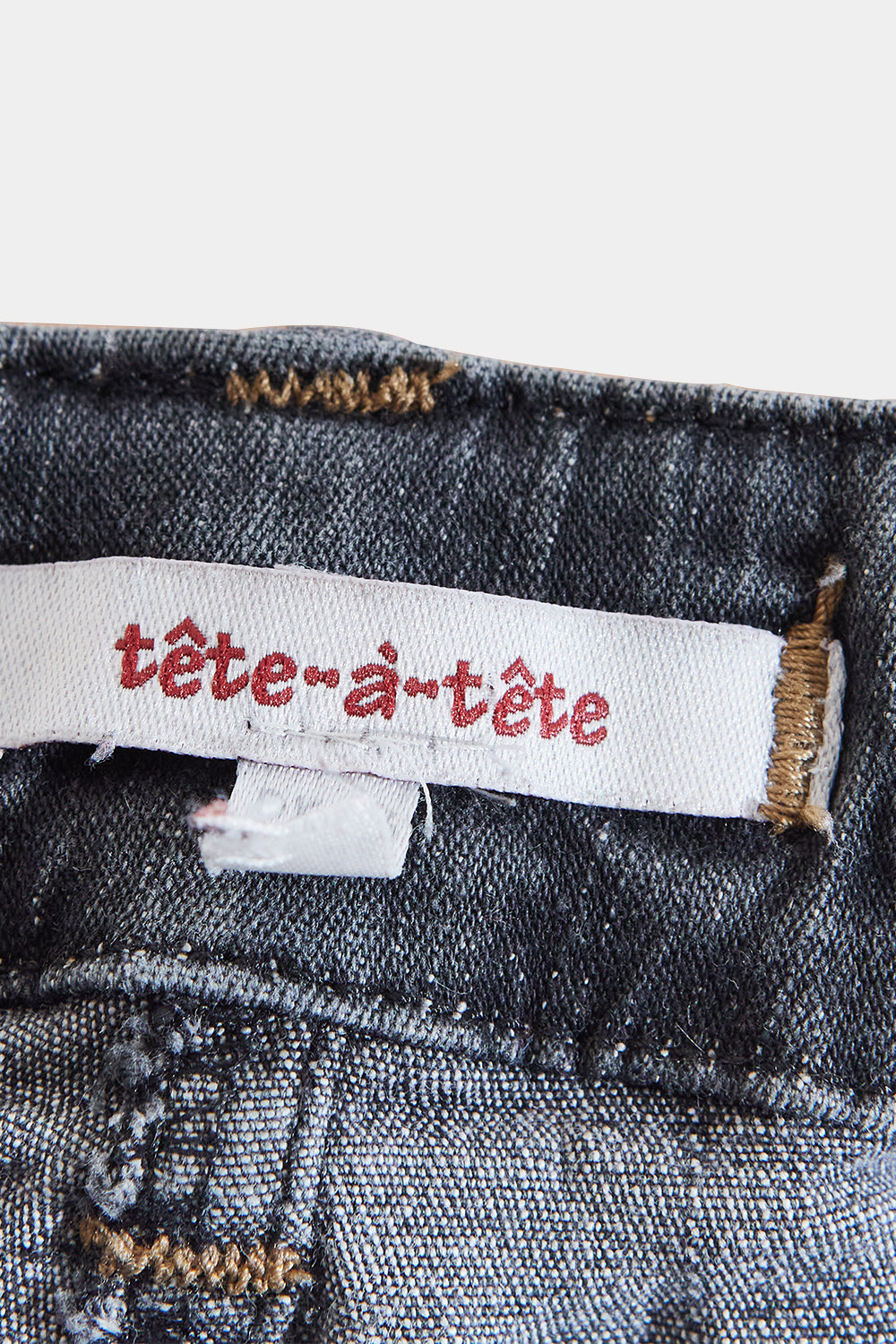 Tete A Tete Black Low Rise Bootcut Jeans