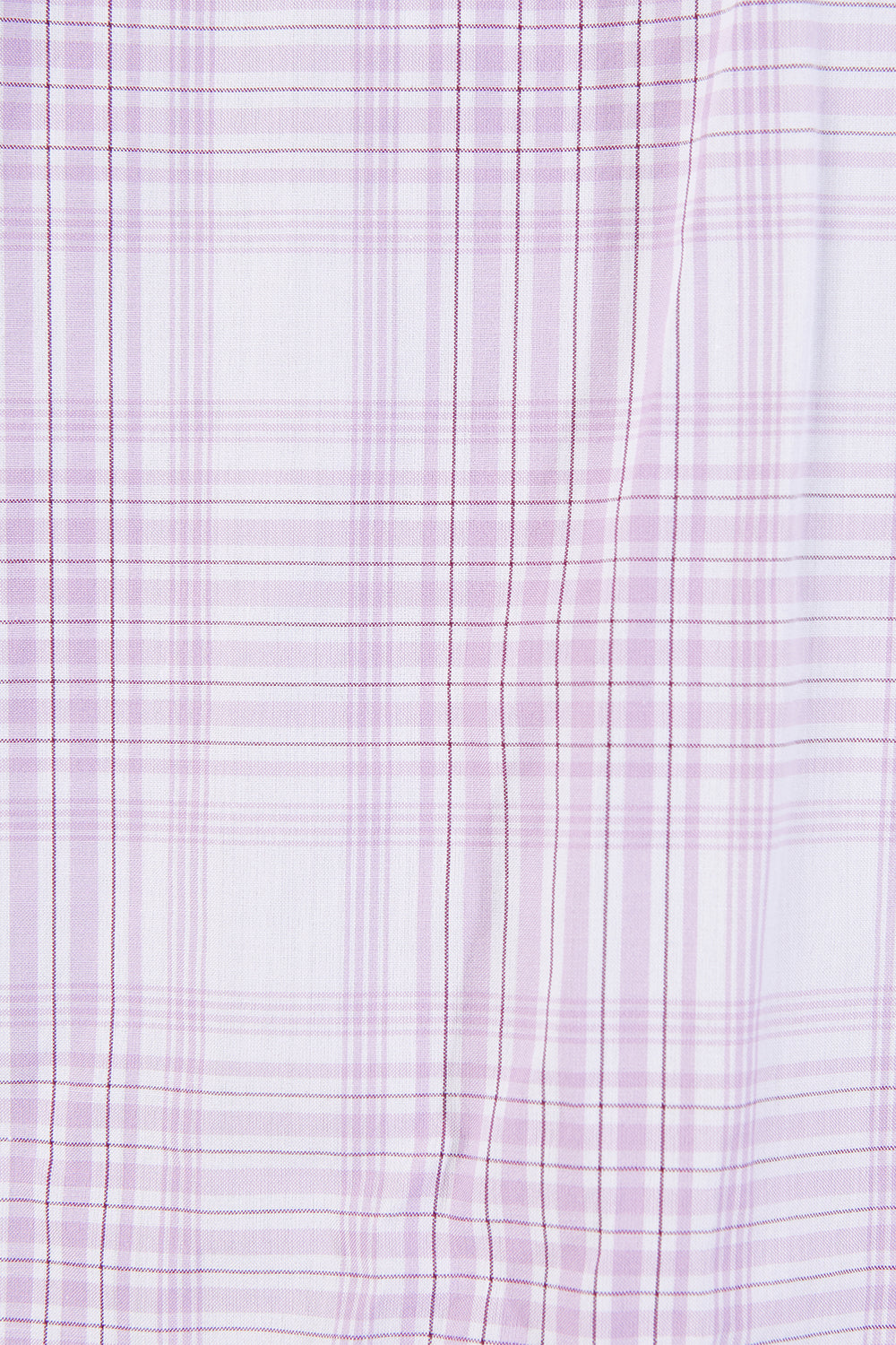 Yves Saint Laurent Pink and White Plaid Button Down Shirt