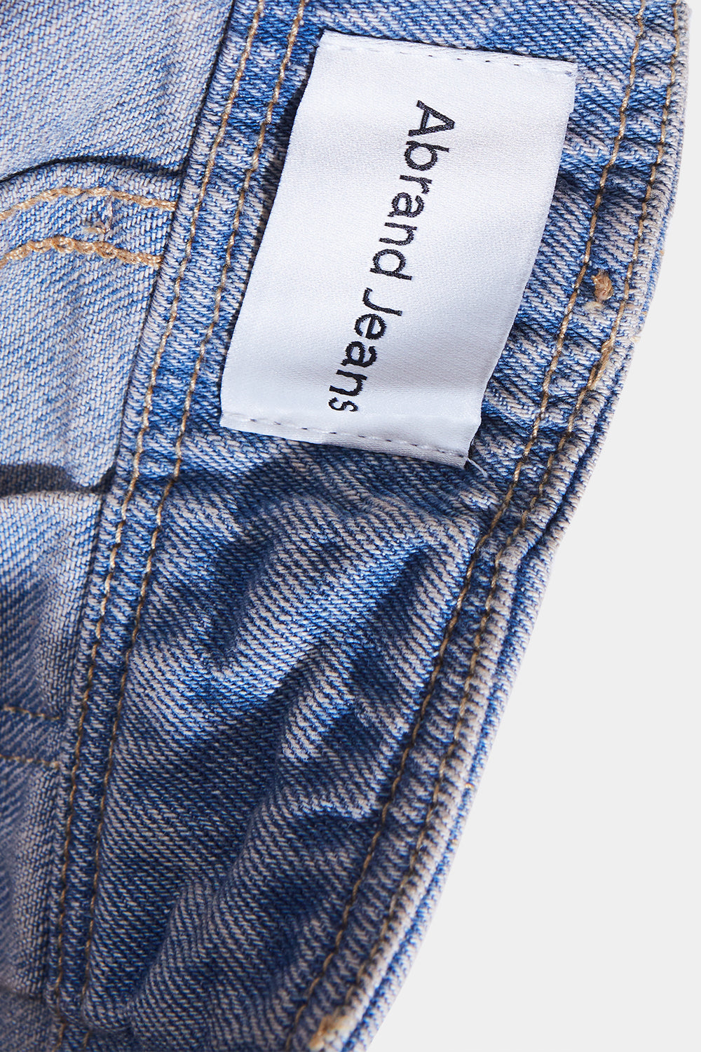 Abrand Jeans Blue Pleated Denim Mini Skirt