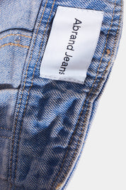 Abrand Jeans Blue Pleated Denim Mini Skirt