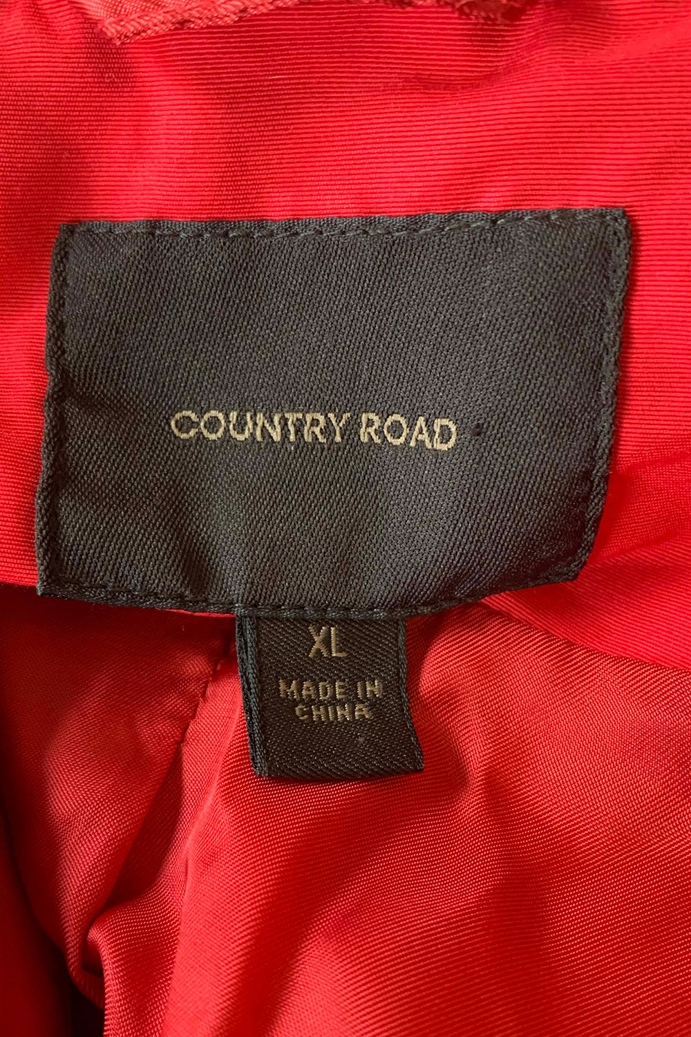 Country Road Red Peacoat