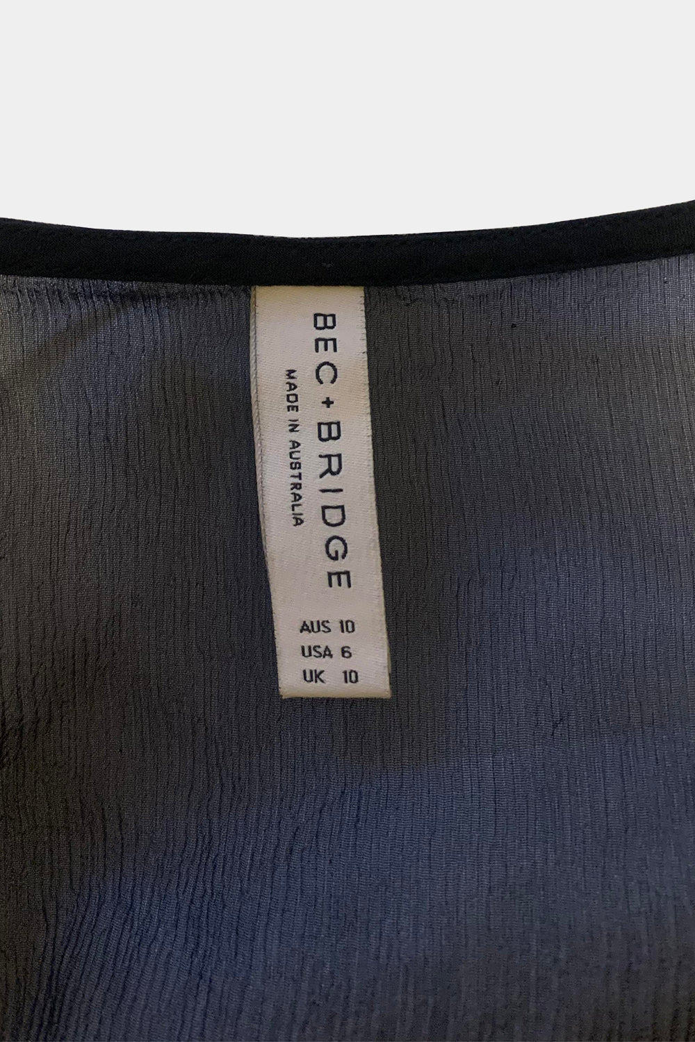 Bec + Bridge Black Blouse