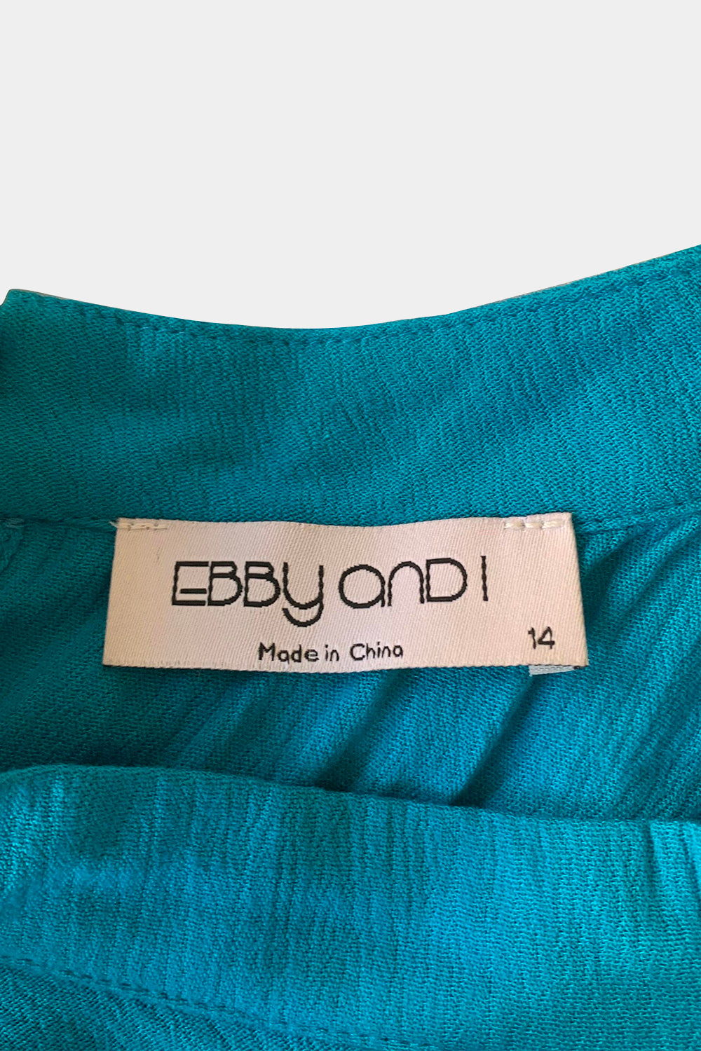 Ebby And I Teal Dress