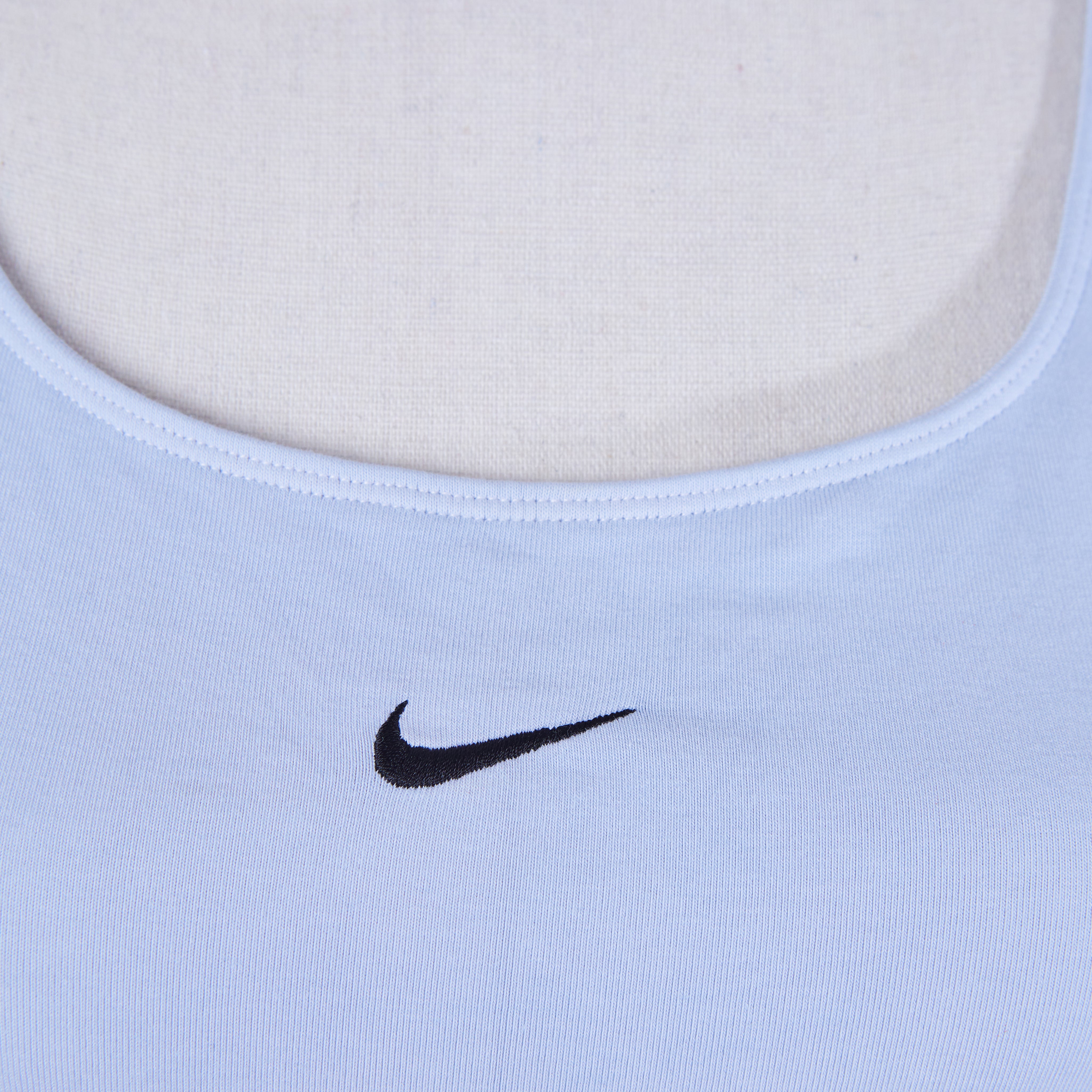 NIKE Light Blue Embroidered Singlet