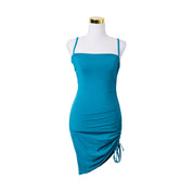 KOOKAI Aqua Ruche Detail Body Con Dress
