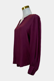 BASQUE Burgundy Blouse