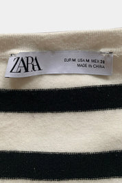 ZARA Black And White Top
