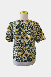 ZARA White Multi Top