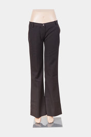 Assorted Brands Brown Diamante Embellished Low Rise Pants