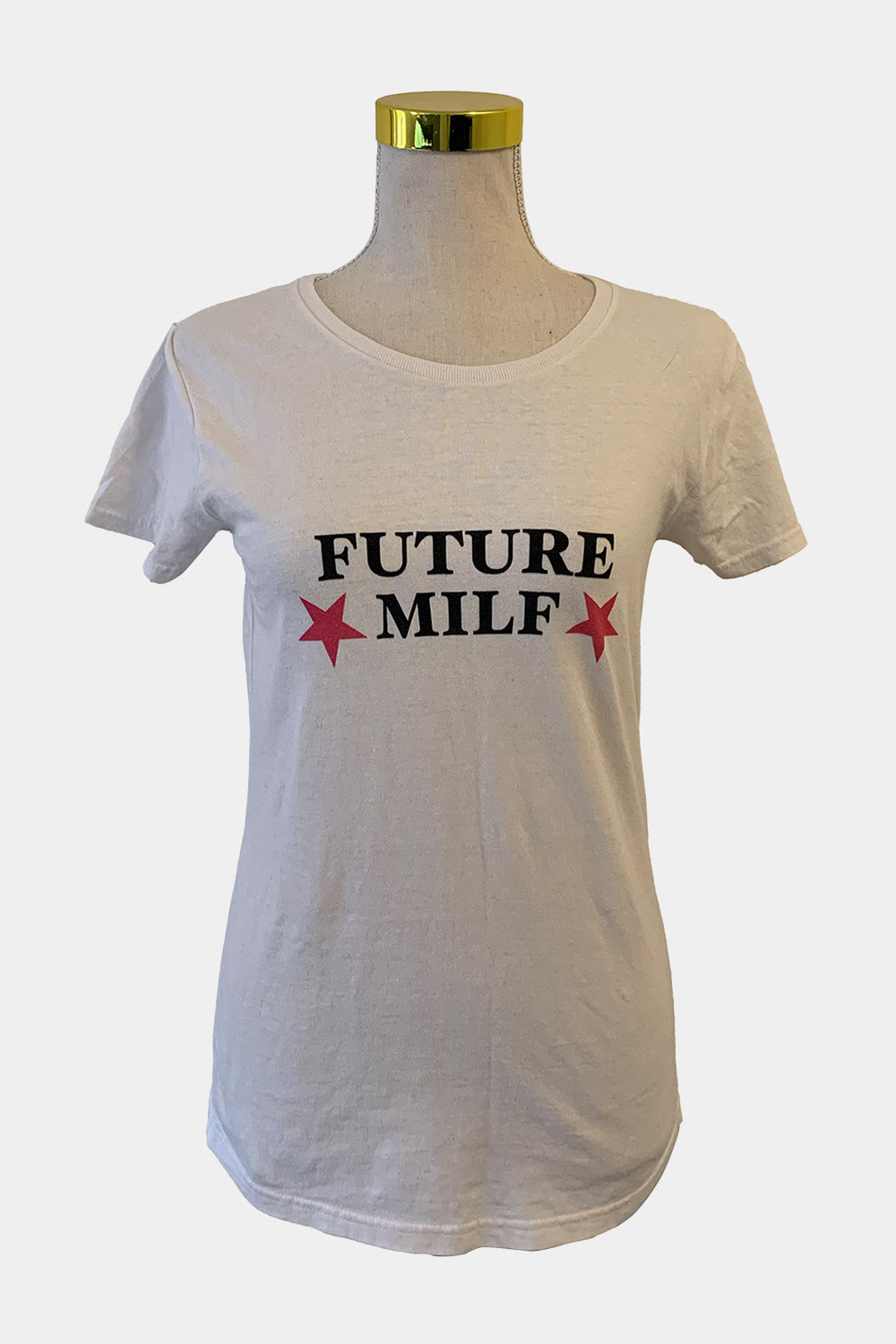 GILDAN White Slogan T-Shirt