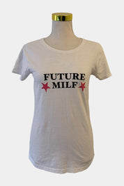 GILDAN White Slogan T-Shirt