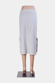 Princess Polly Grey Knitted Midi Skirt