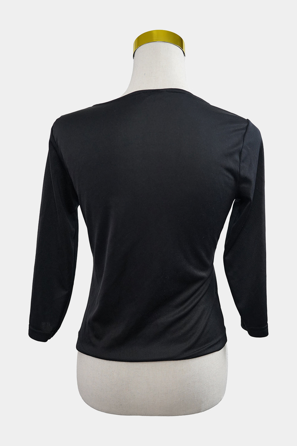 Young Country Australia Black 3/4 Sleeve Top