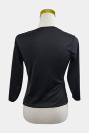 Young Country Australia Black 3/4 Sleeve Top
