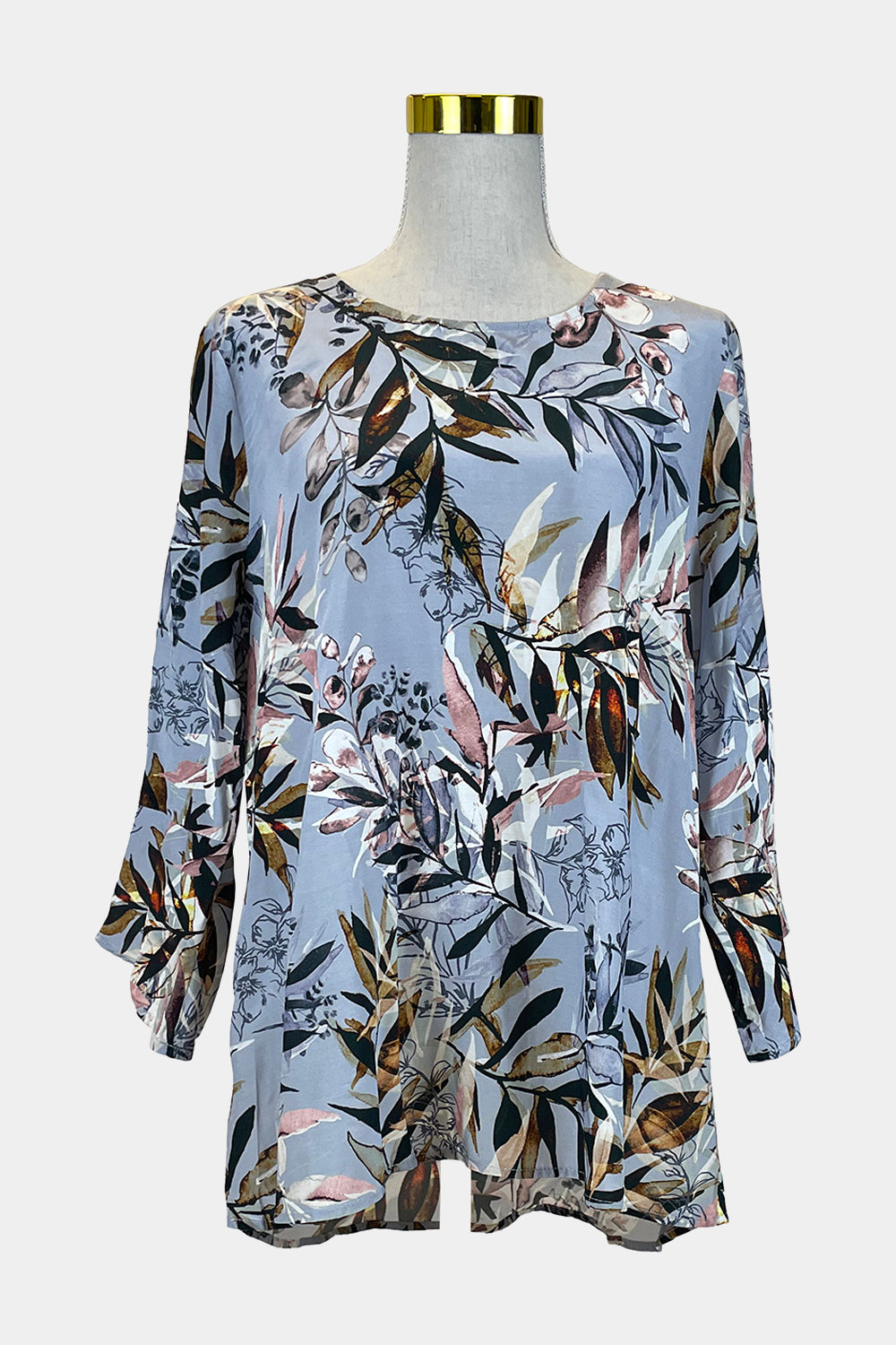 JUMP Blue Floral Blouse