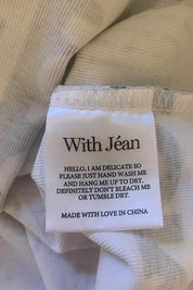 With Jean White Tshirt