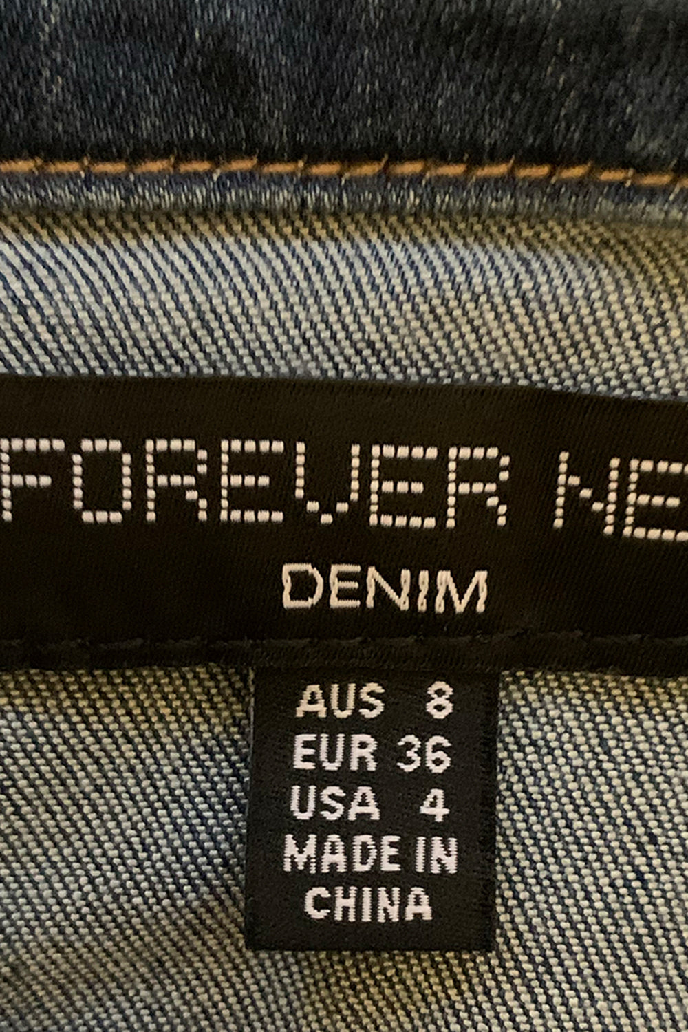 Forever New Denim Blue Dress