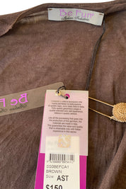 Be Fun Brown Cardigan Wrap