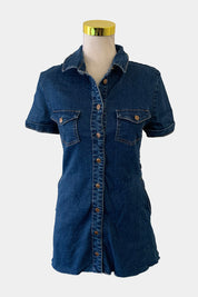 Forever New Denim Blue Dress