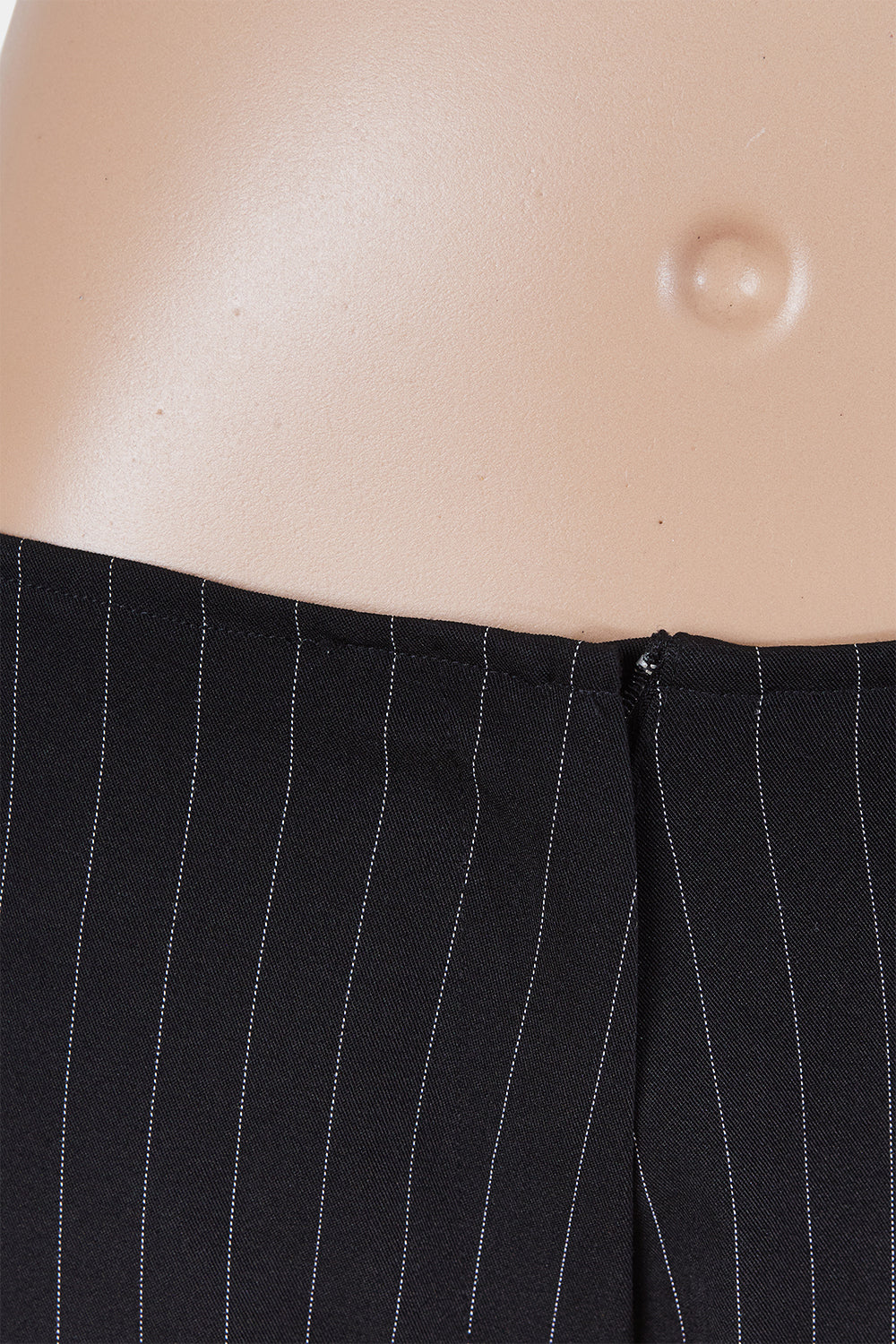 Assorted Brands Black Pinstripe Low Rise Trousers