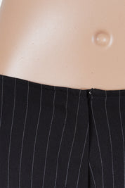 Assorted Brands Black Pinstripe Low Rise Trousers