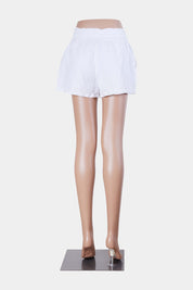 Forever New White Drawstring Shorts