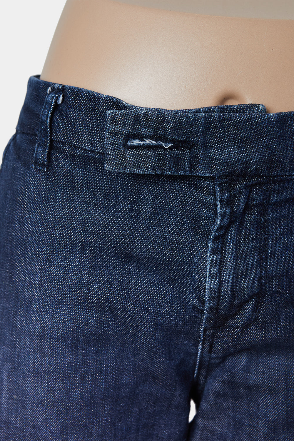 WITCHERY Blue Denim Long Shorts