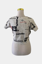 With Jean White Tshirt