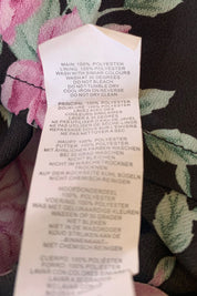 Nasty Gal Black Floral Romper