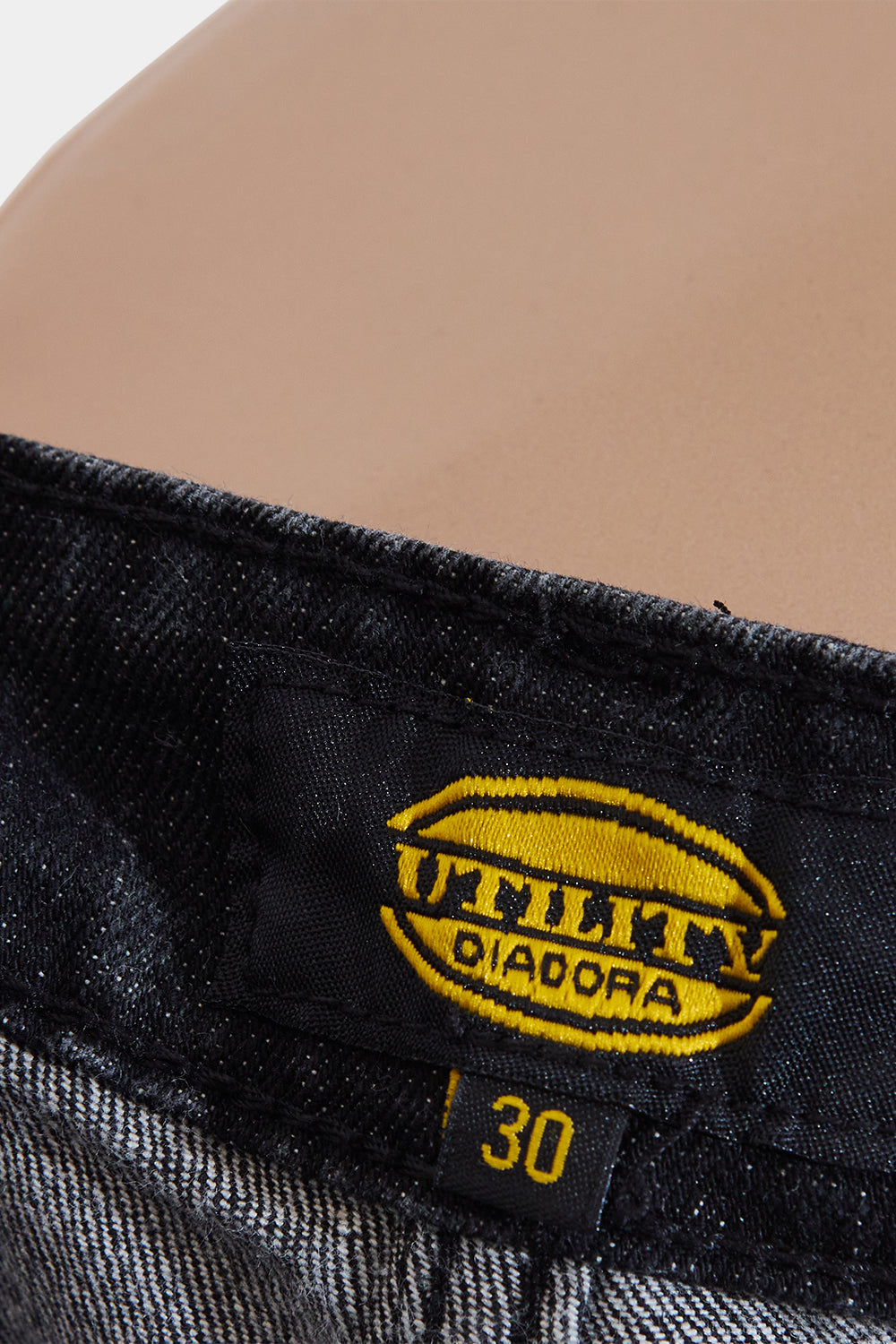 Utility Diadora Black Cargo Denim Jeans