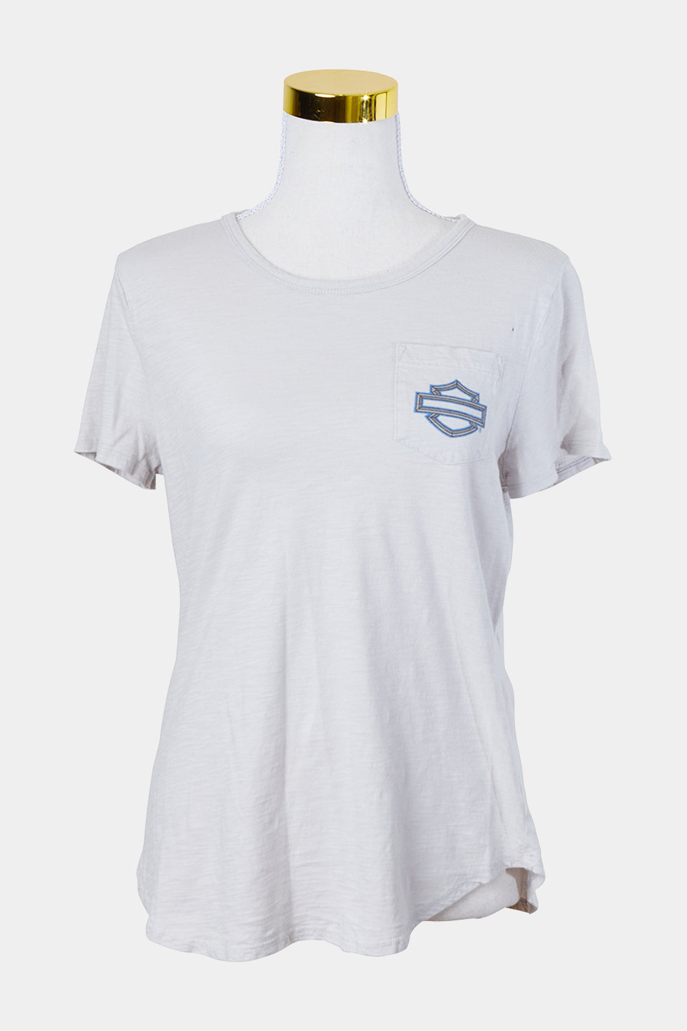 Genunine Motorclothes Grey Print Pocket T Shirt