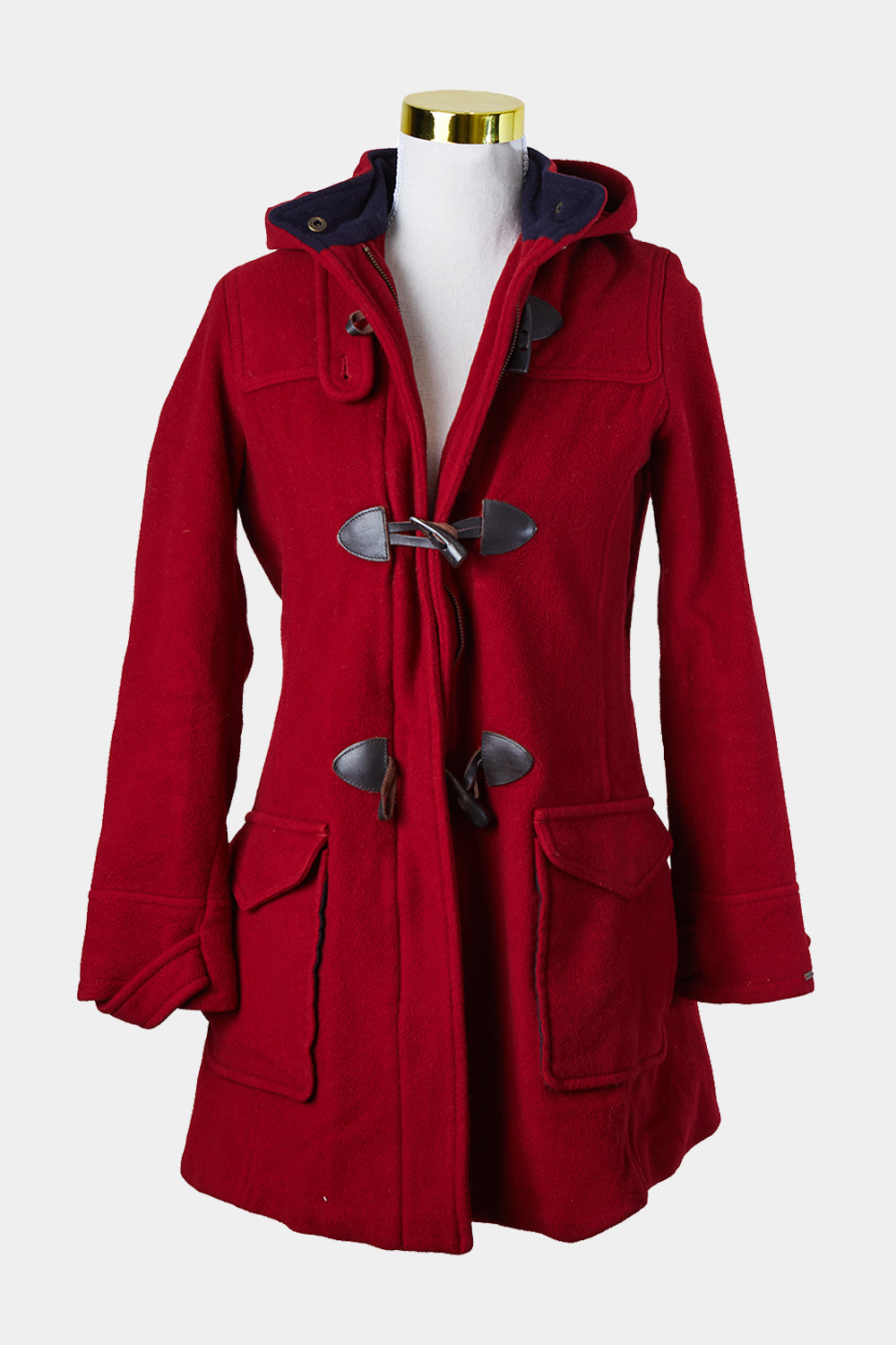 Tommy Hilfiger Red Buckle Detail Coat