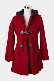 Tommy Hilfiger Red Buckle Detail Coat