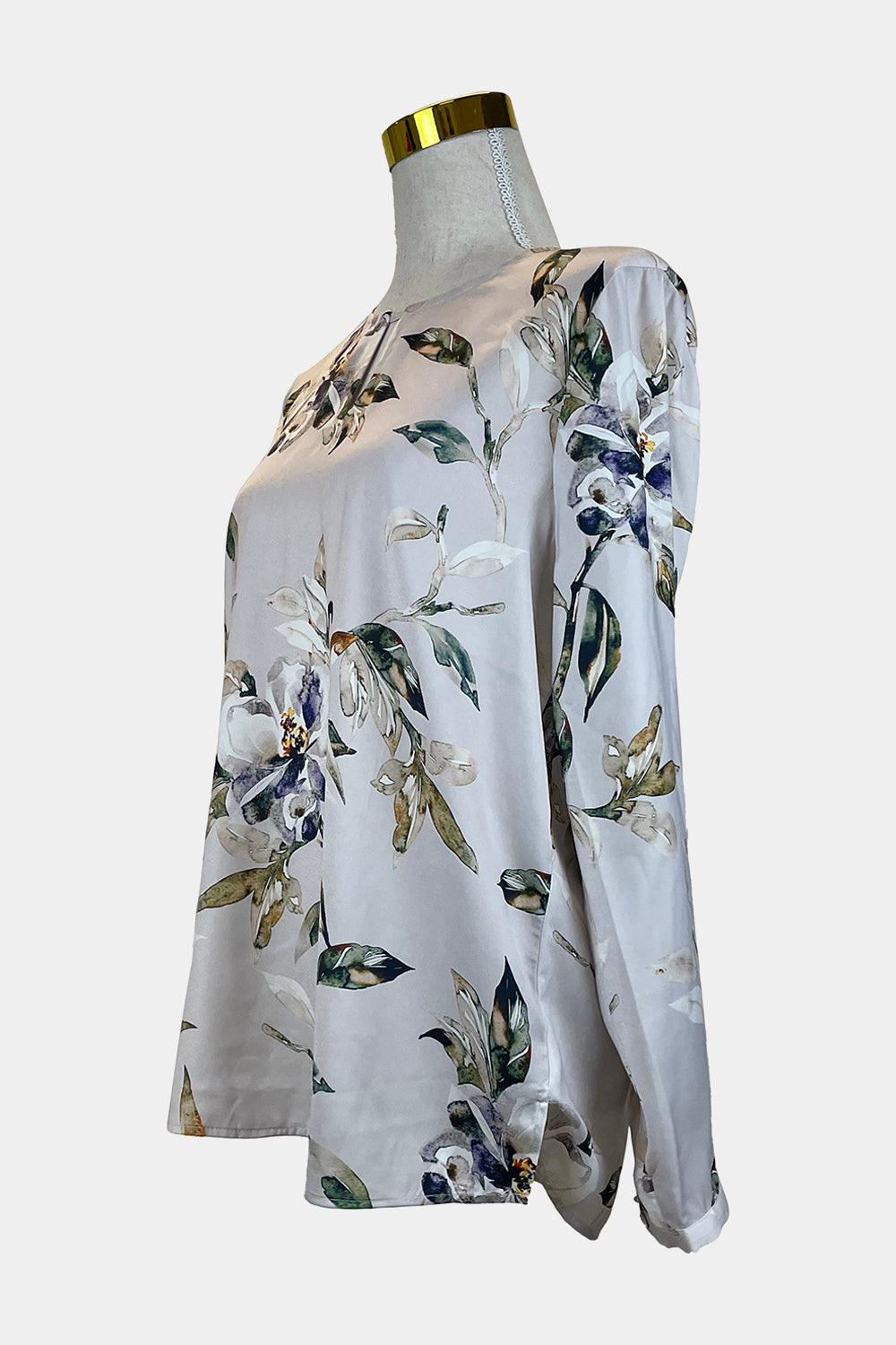JUMP Grey Floral Blouse