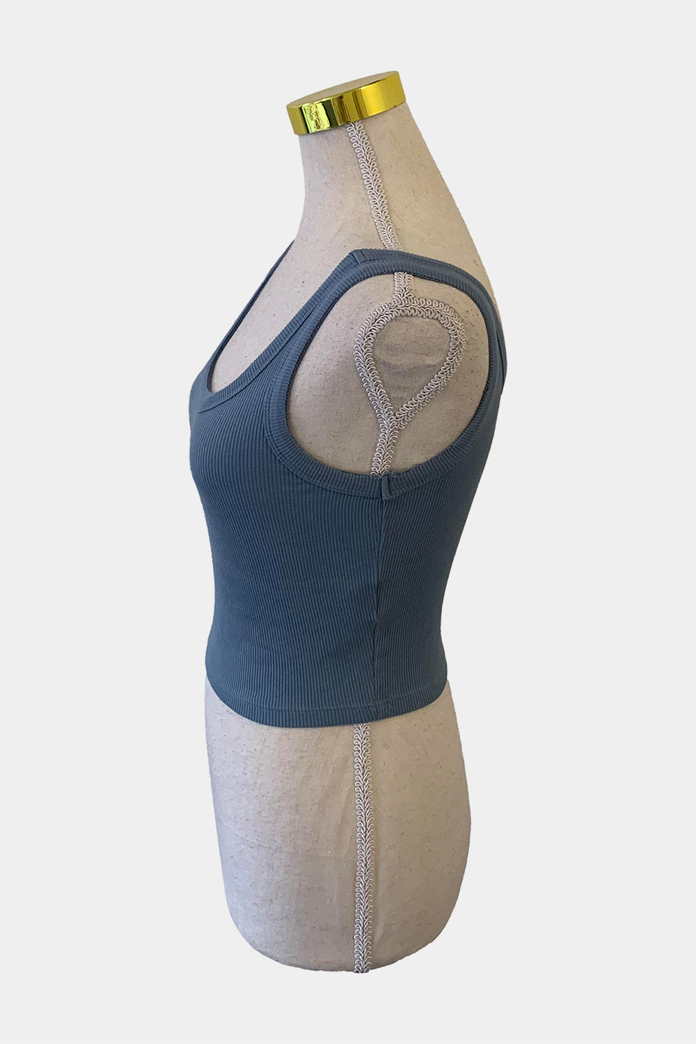 GLASSONS Blue Tank Top