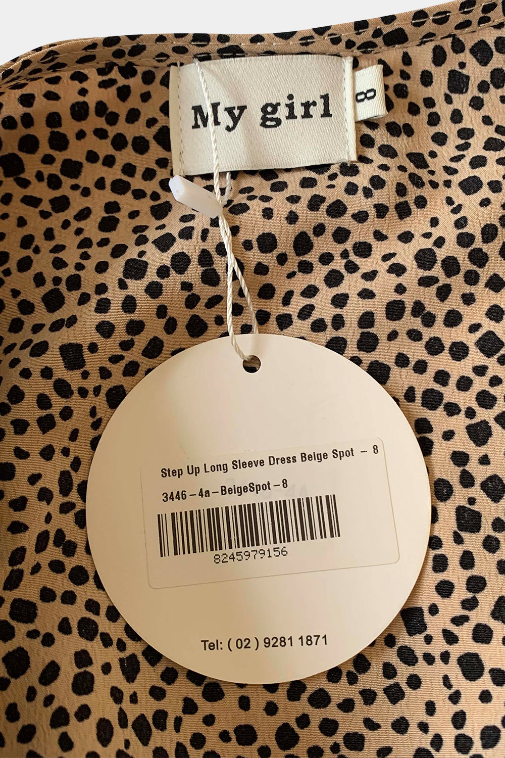 My Girl Beige Dress