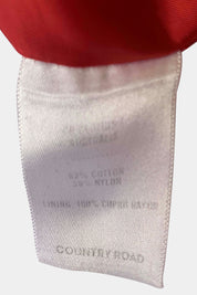 Country Road Red Peacoat